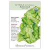 Lettuce Butterhead Buttercrunch Org Seed Pkt