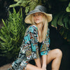 Monica Two-Tone Straw Hat