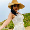 Monica Two-Tone Straw Hat