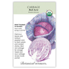 Cabbage Red Acre Org Seed Pkt