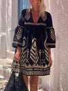 Black Split Joint Dress
