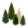 Bottle Brush Tree Set of 5