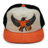Embroidered Corduroy Hat