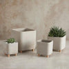 Square Pot with Legs